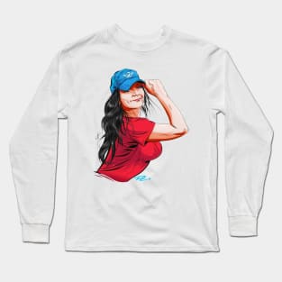 Gretchen Wilson - An illustration by Paul Cemmick Long Sleeve T-Shirt